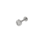 Screw Top Internally Threaded Titanium Lip Ring