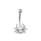 CZ Spider Stainless Steel Rook Jewelry