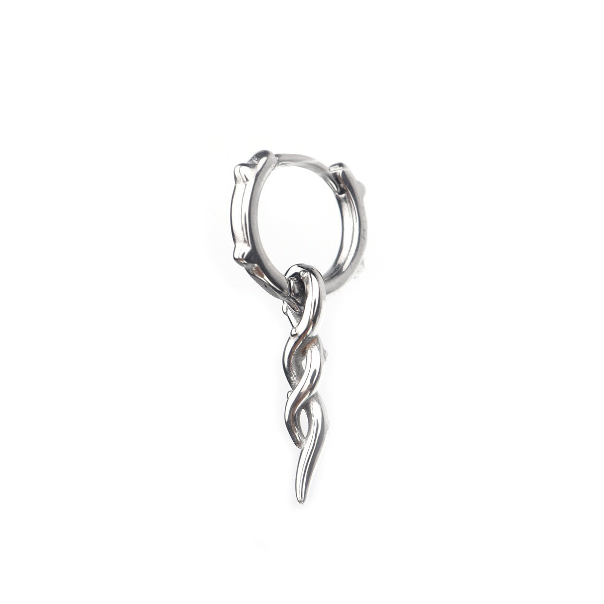 Companion Twisted Stainless Steel Earrings