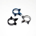 Stainless steel Tapered Spike Hoop