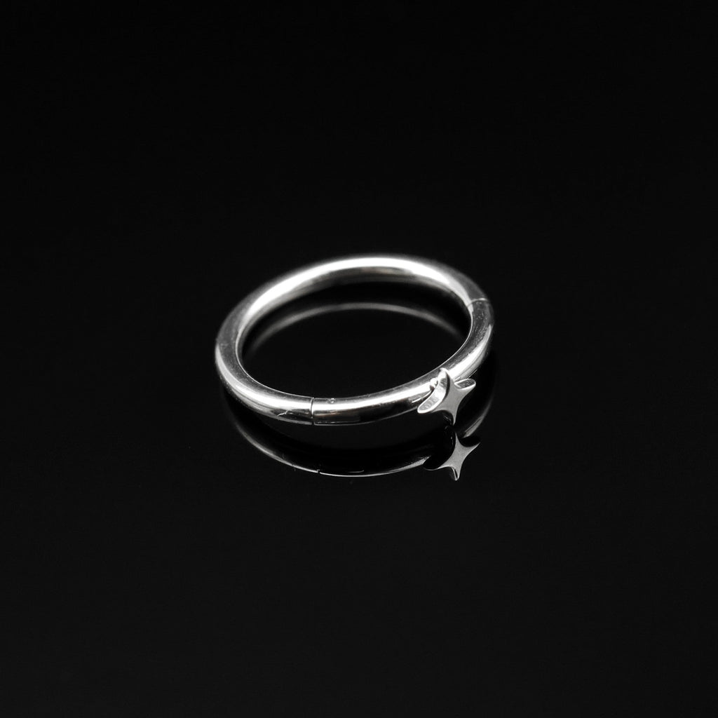 Four-Point Star stainless steel Segment Hoop