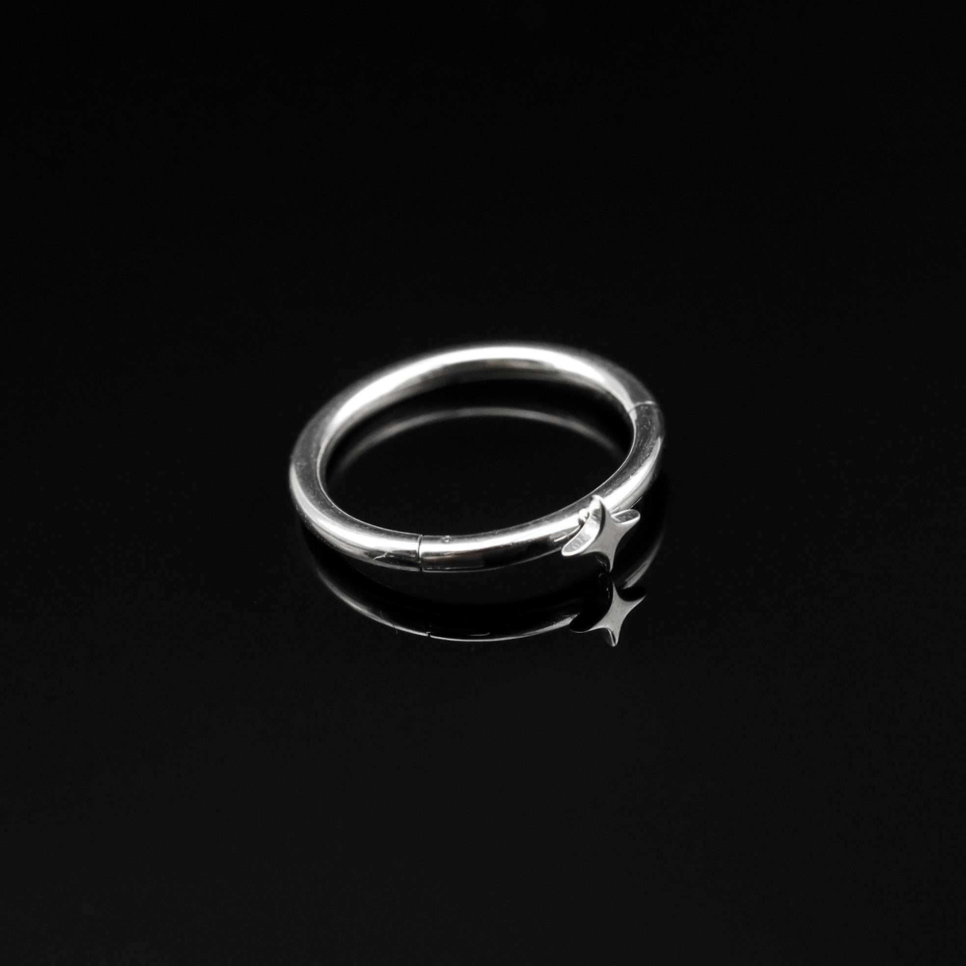 Four-Point Star stainless steel Segment Hoop