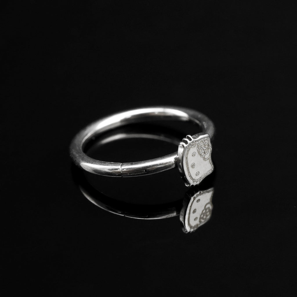 Hello Kitty Stainless Steel Segment Hoop