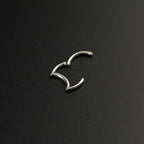 Moon stainless steel Segment Hoop