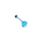 Prong-Set CZ Ball Threadless Titanium Nose Stud