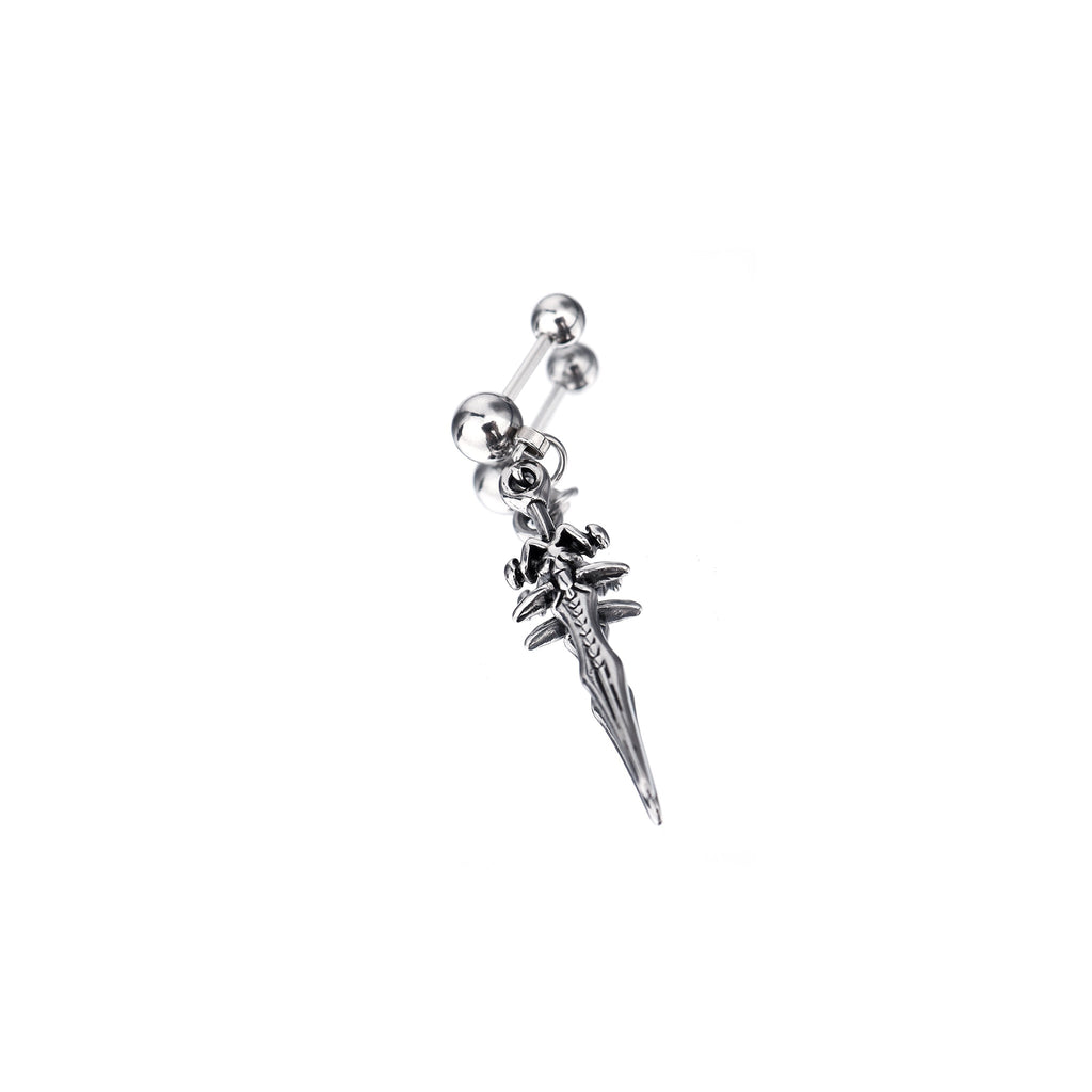 Dagger Pendant Stainless Steel Ear Studs