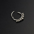 16G Small ball stainless steel Serpent Ring