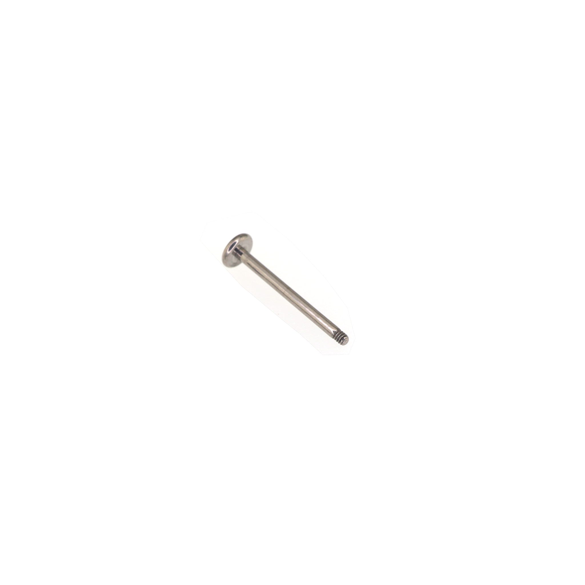 Small Base Basic Internally Threaded Titanium Labret Bar ph3