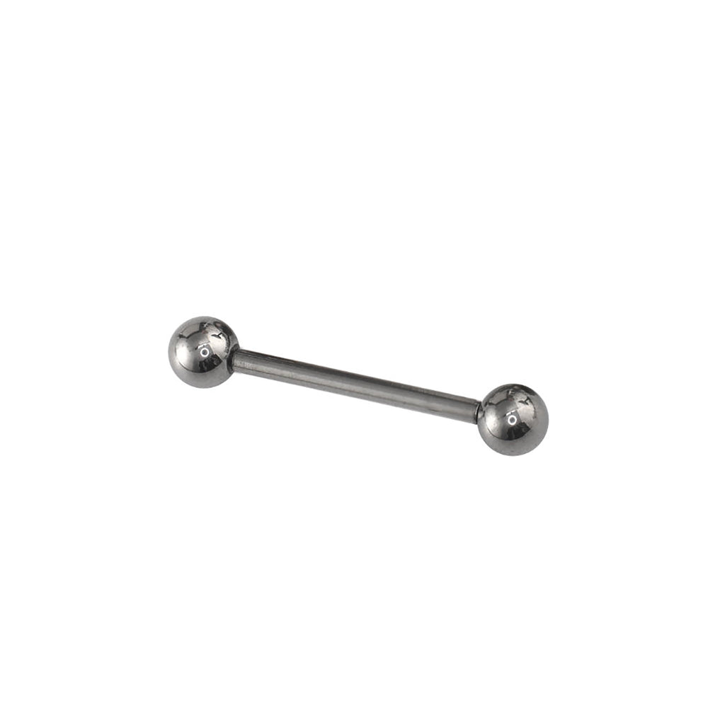 Basic Internally Threaded Titanium Industrial Barbell