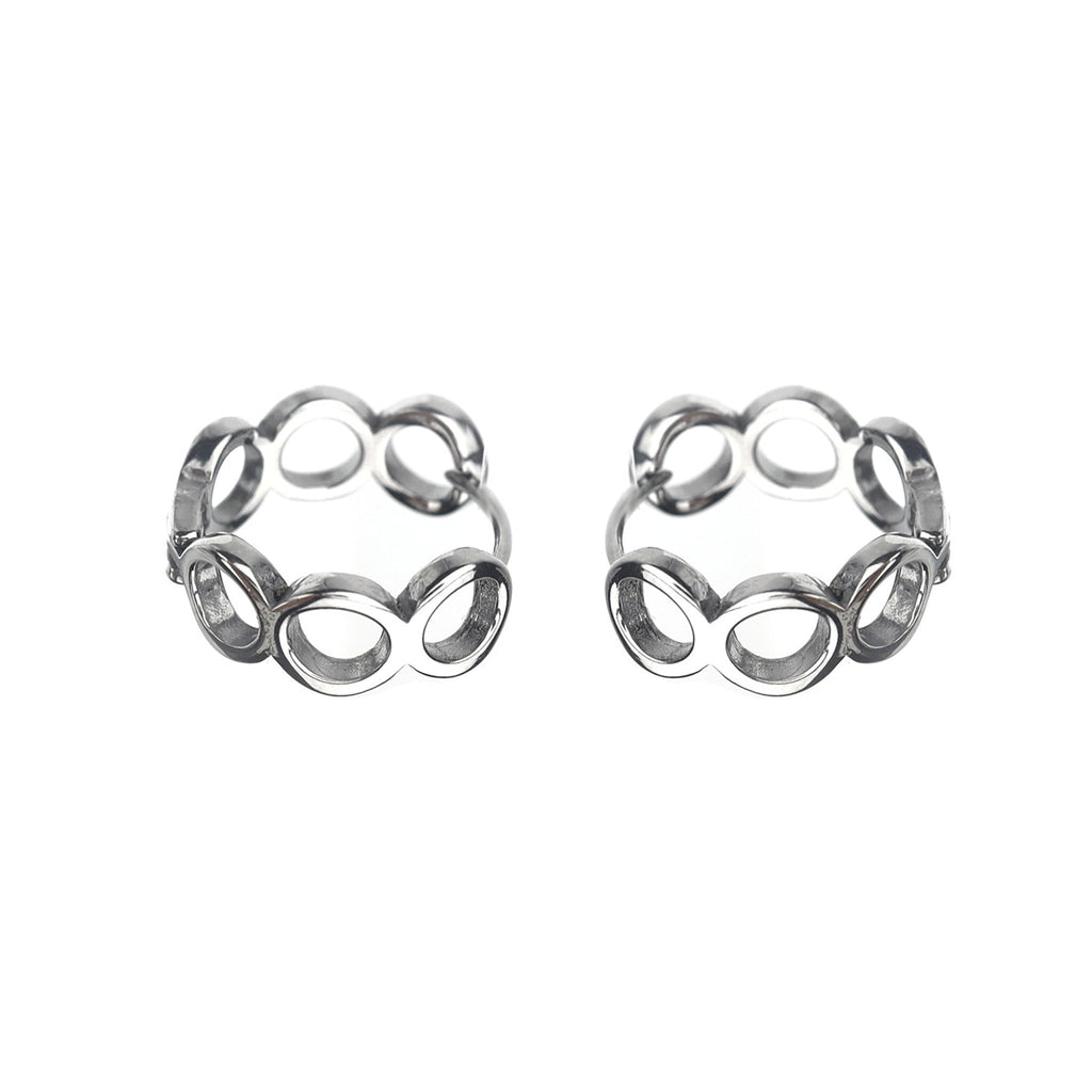 Punk Hoop Stainless Steel Earrings