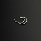 16G Moon stainless steel Segment Hoop