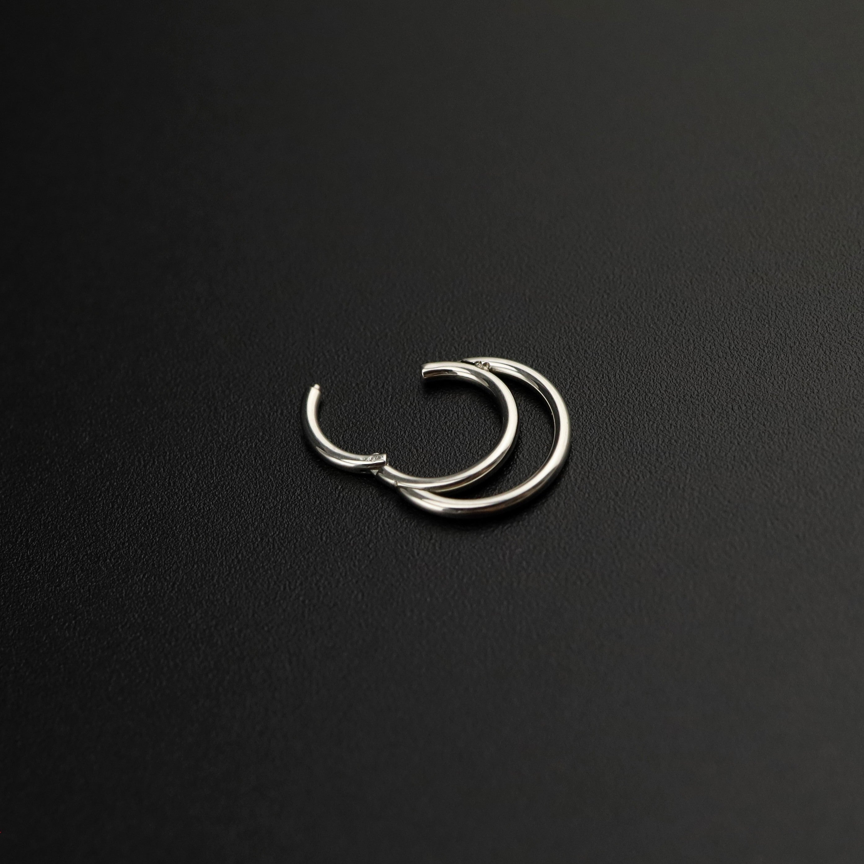 16G Moon stainless steel Segment Hoop