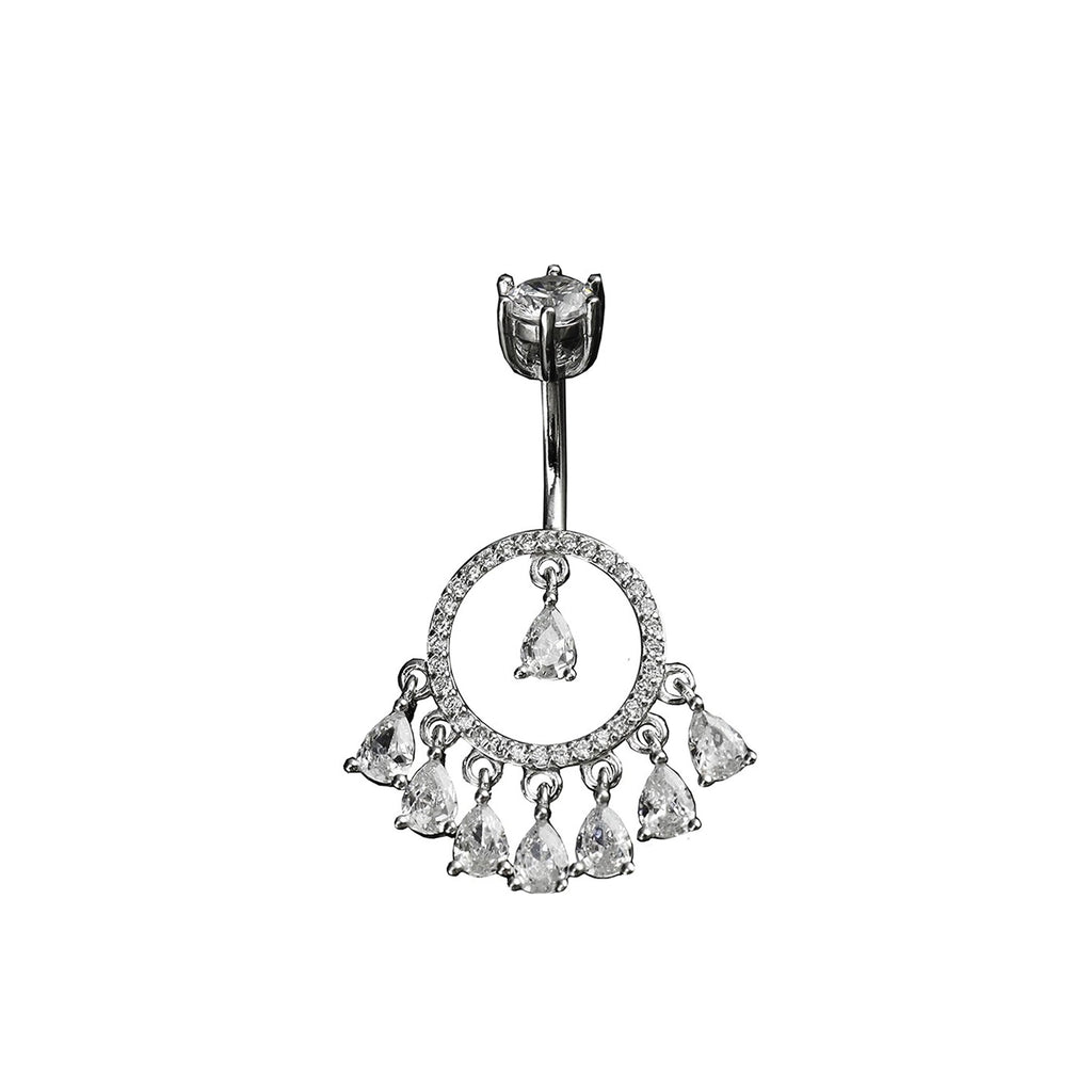 Tassel Dangle S925 Sterling Silver Belly Ring