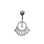 Tassel Dangle S925 Sterling Silver Belly Ring