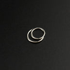 16G Moon stainless steel Segment Hoop