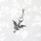 Bat Wing Dangle stainless steel Belly Ring
