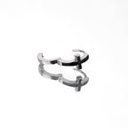 One-Piece Cross Stainless Steel Earrings