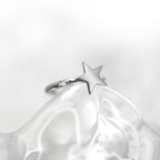 16G Pentagram stainless steel Clicker Hoop