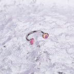 Dreamy Oil Resin Horseshoe Ring