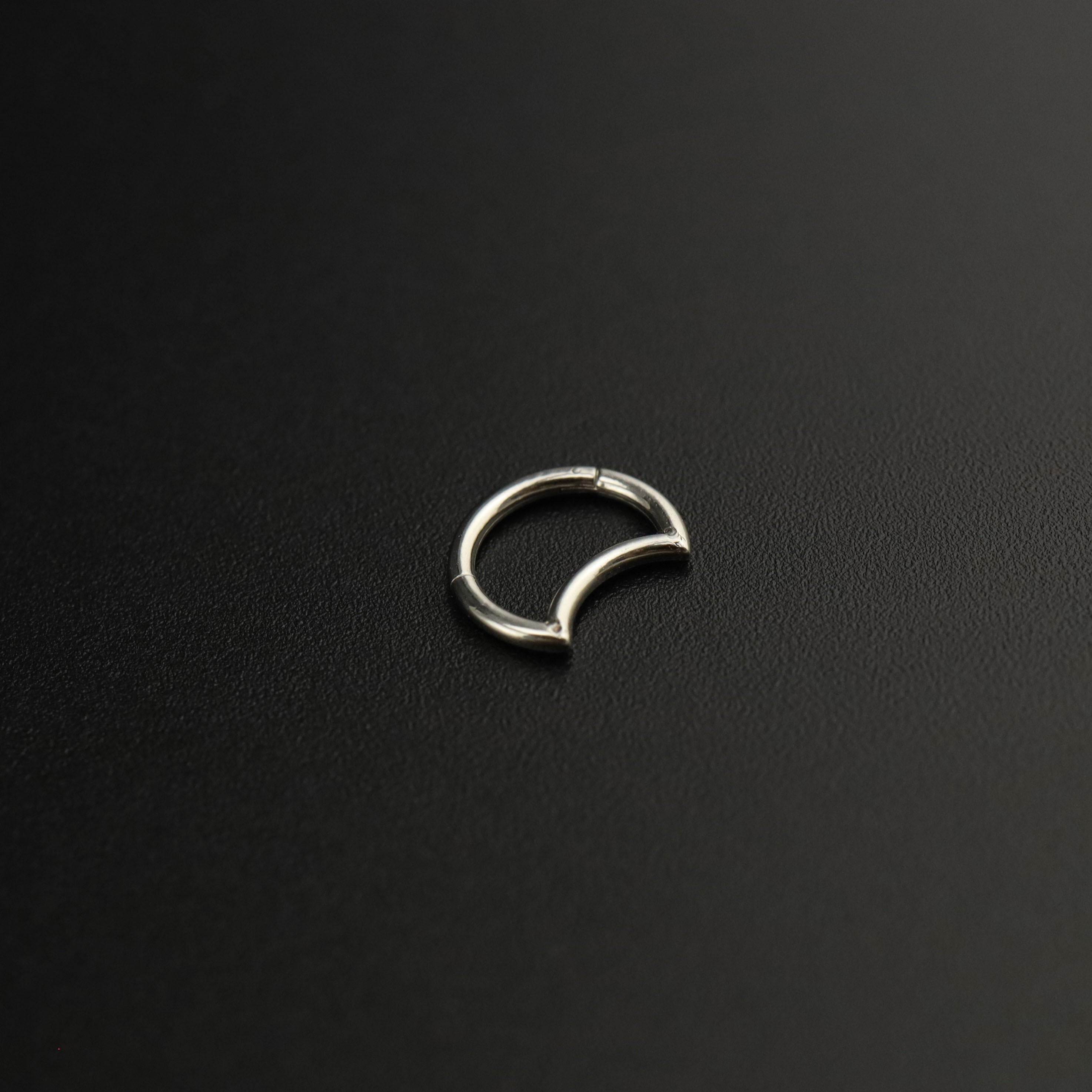 Moon stainless steel Segment Hoop
