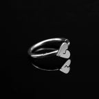 Broken Heart Stainless Steel Segment Hoop