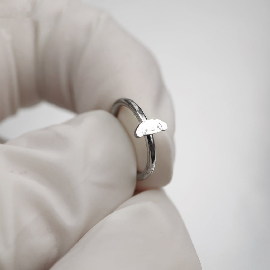 Paws & Purrs - Cute Cinnamoroll Stainless Steel Segment Hoop