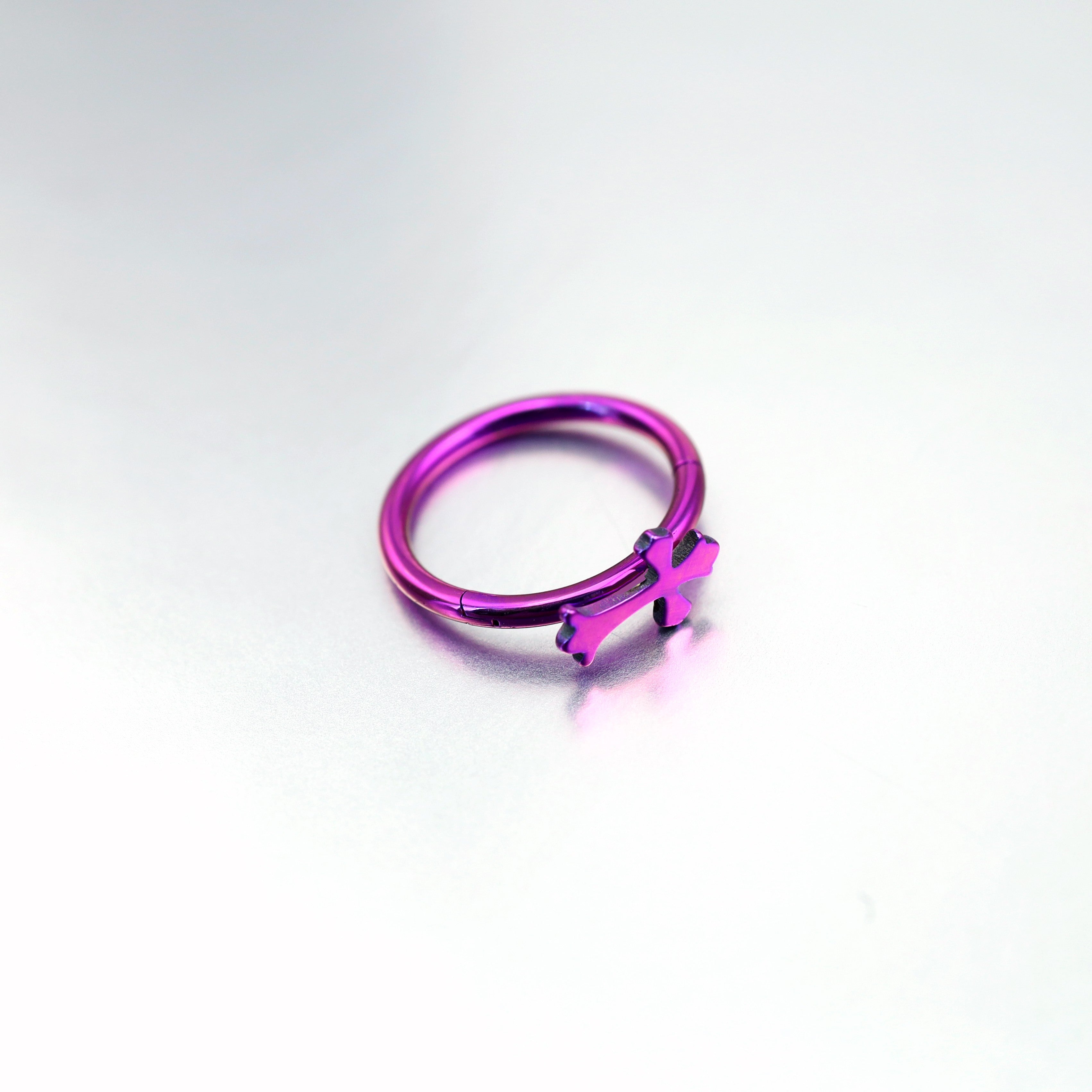 Cross Titanium Segment Ring