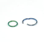 20G Thin Classic Titanium segment Hoop