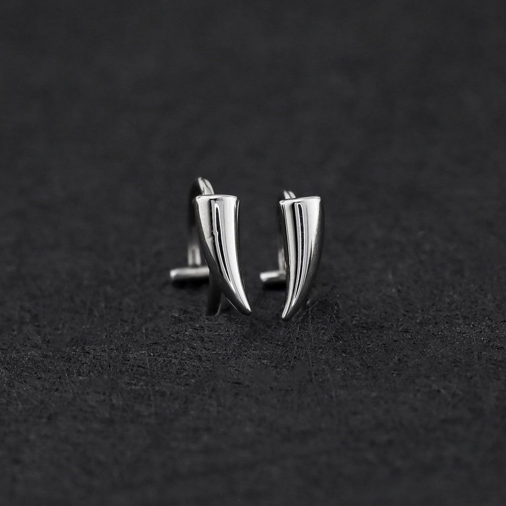 Vampire Fang Gothic Hoop