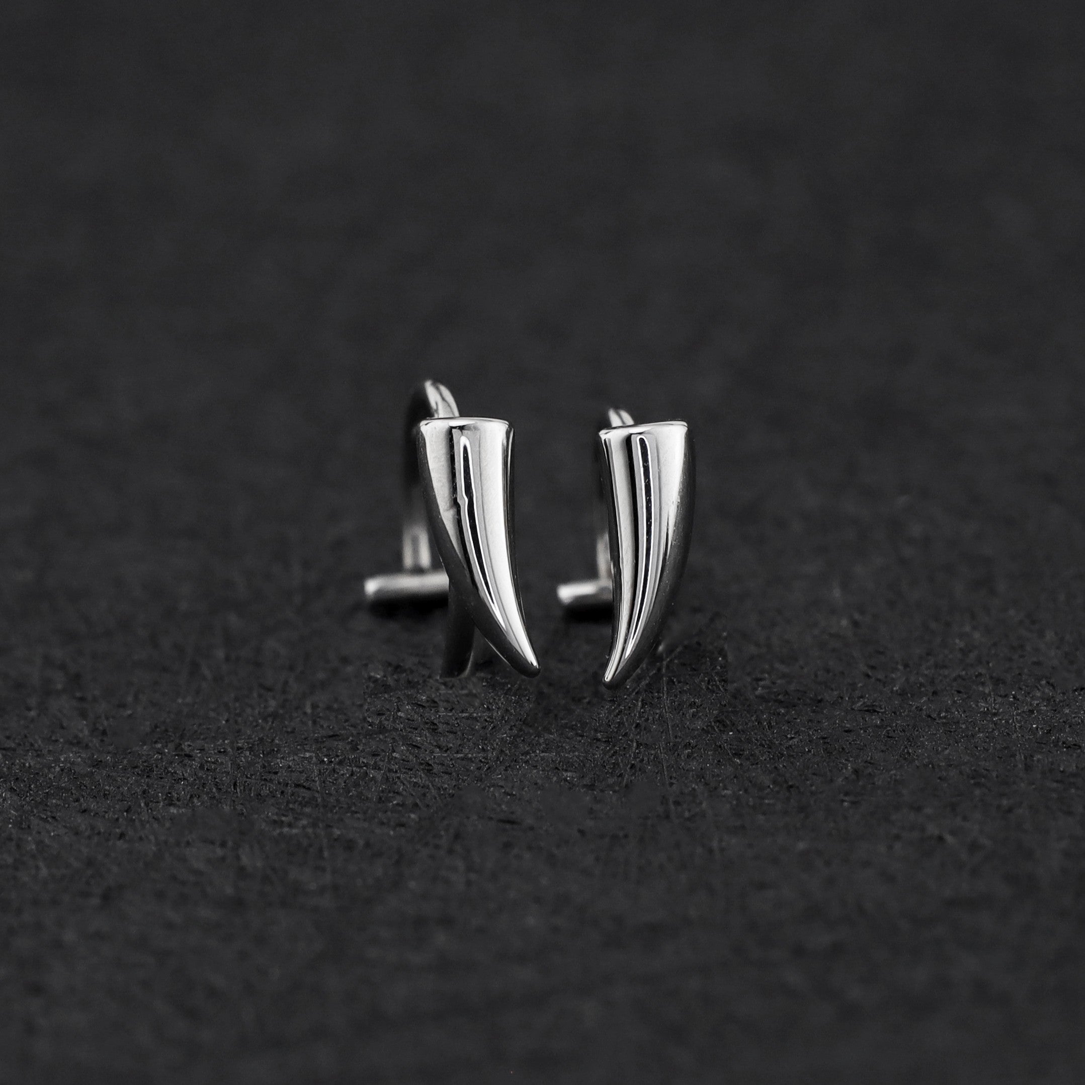 Vampire Fang Gothic Hoop