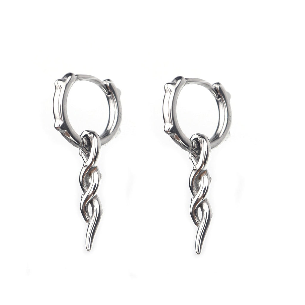 Companion Twisted Stainless Steel Earrings