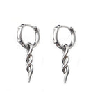 Companion Twisted Stainless Steel Earrings