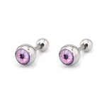 Demon Eye Ball stainless steel Ear Stud
