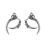 20G Thin Needle Eagle Claw Stainless Steel Ear Studs