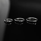 Four-Point Star stainless steel Segment Hoop