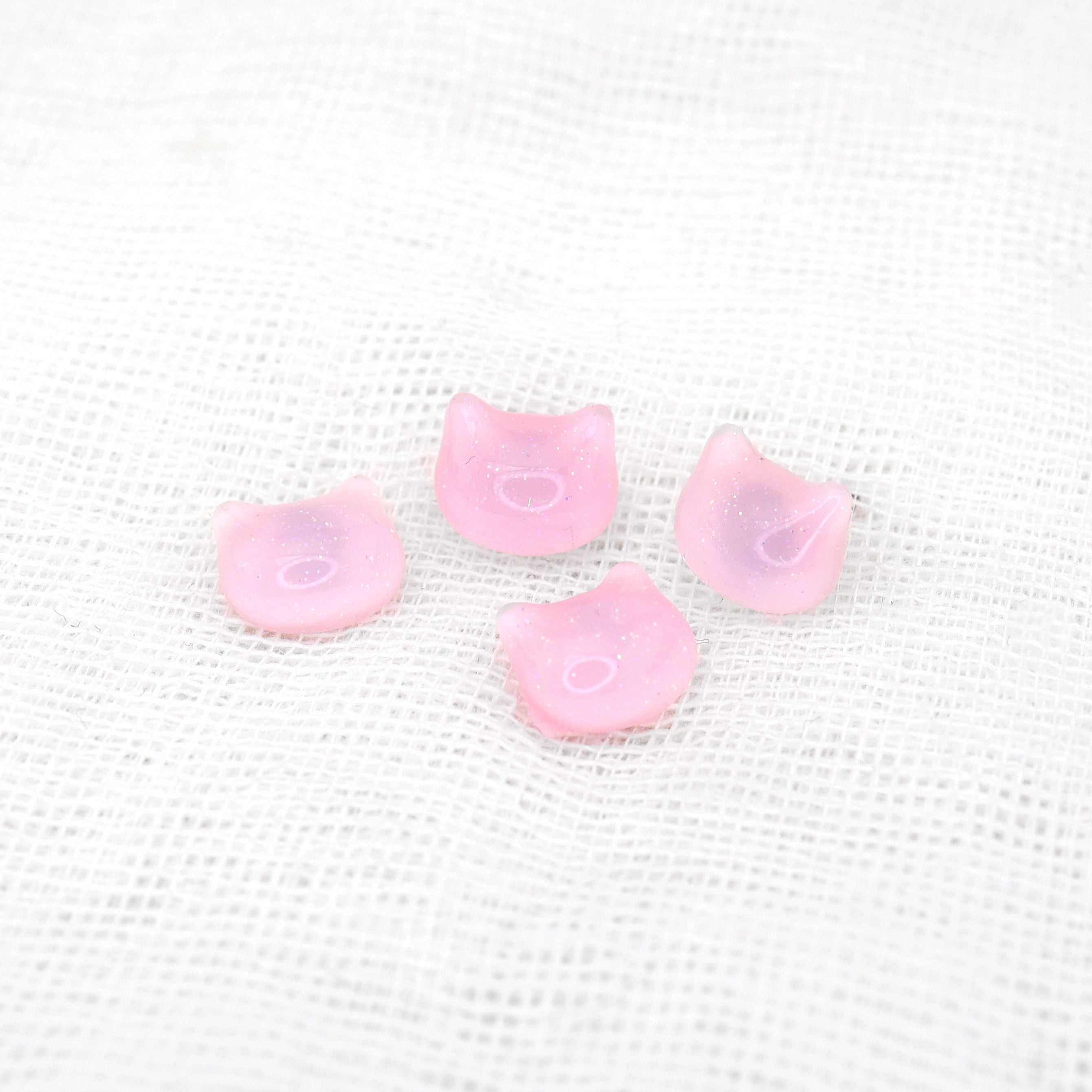 Resin Cat Face tongue nail