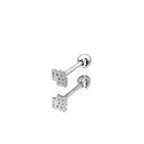 Oriental Symbol stainless steel tongue stud