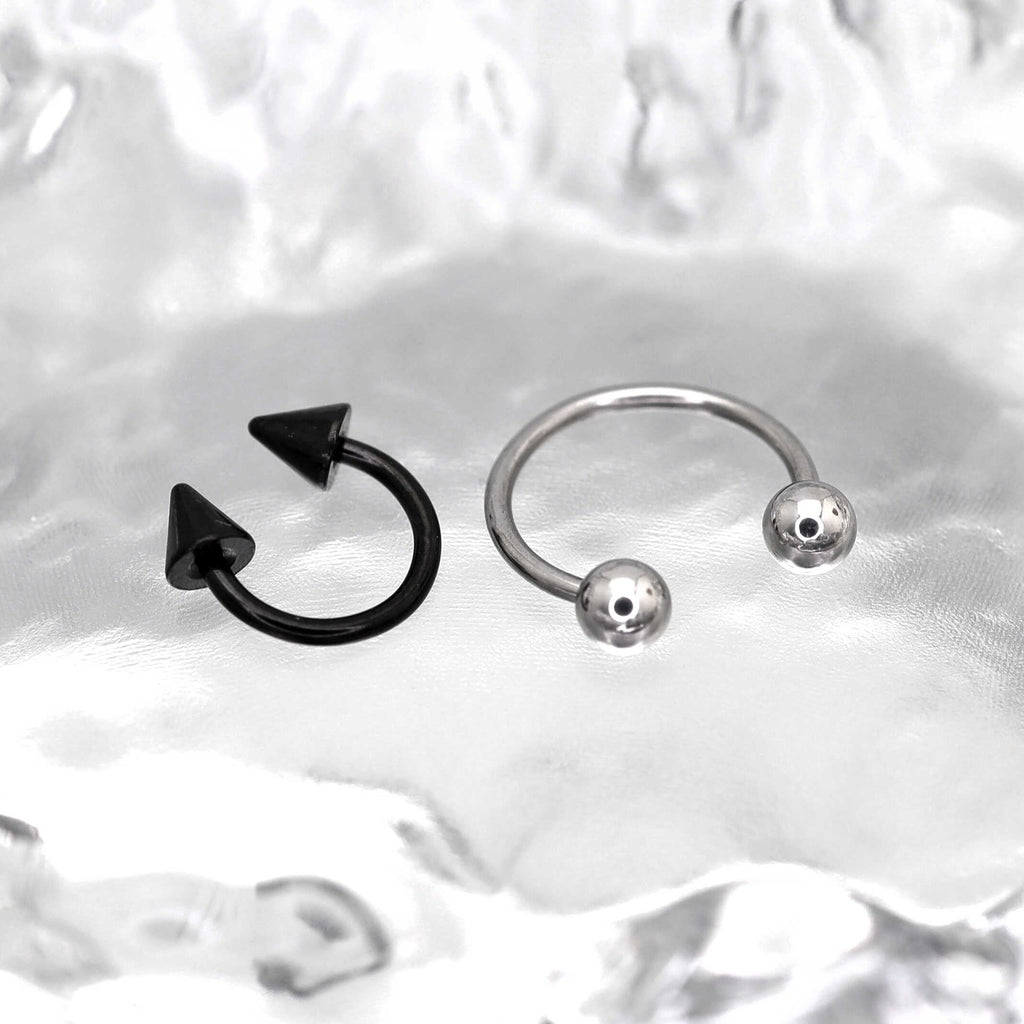 Stainless steel Basic Horseshoe hoop