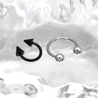 Stainless steel Basic Horseshoe hoop