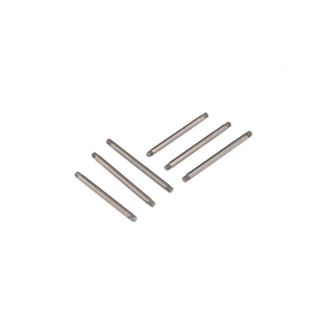 Titanium Externally Threaded Tongue Bar