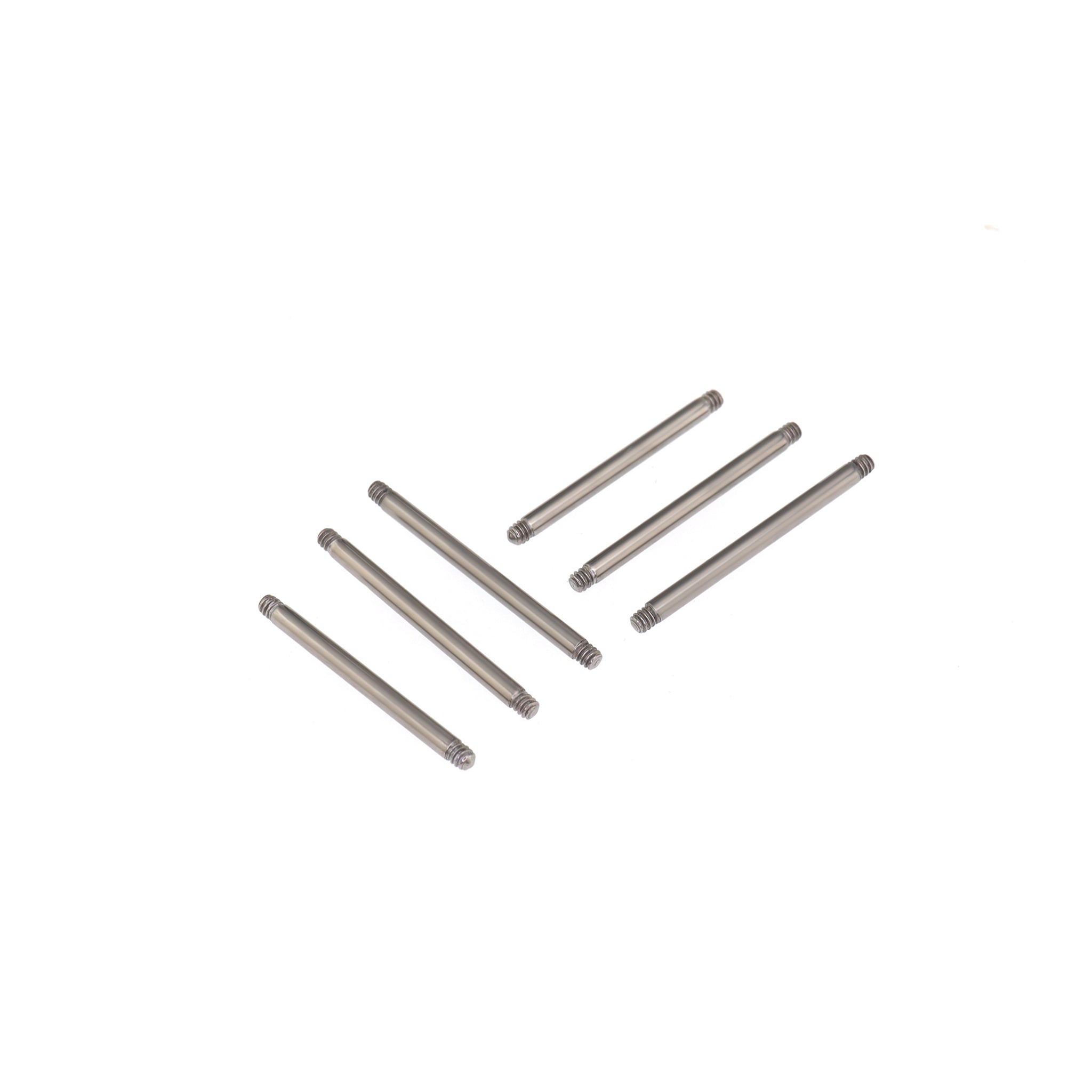 Titanium Externally Threaded Tongue Bar