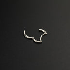 Moon stainless steel Segment Hoop