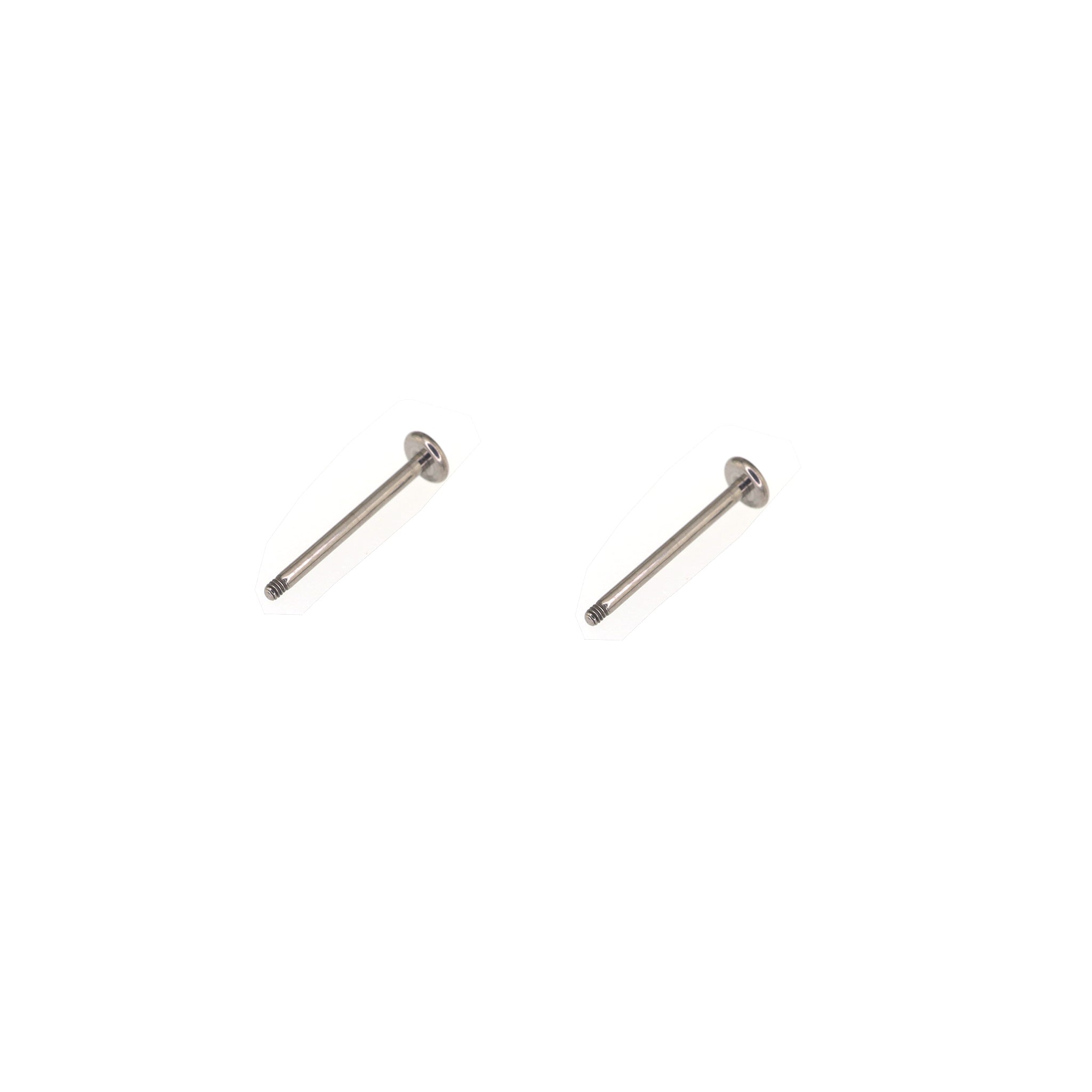 Small Base Basic Internally Threaded Titanium Labret Bar ph3