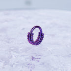 Double Ball Titanium Segment Hoop