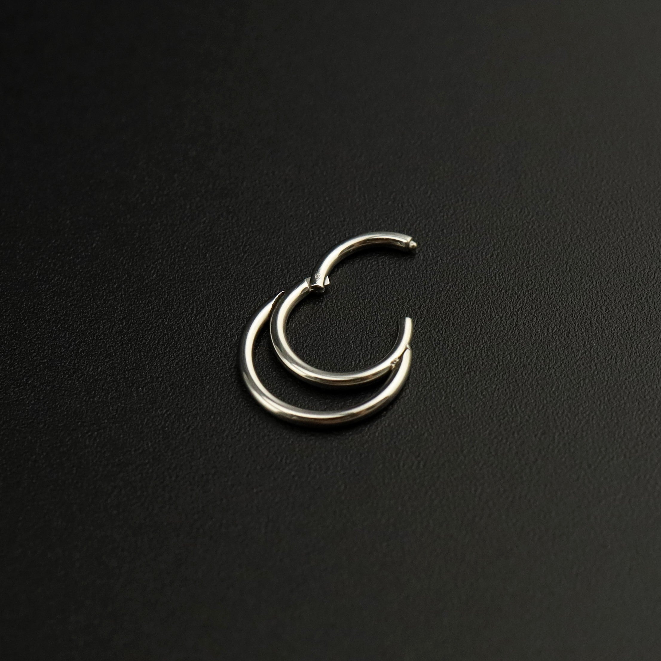 16G Moon stainless steel Segment Hoop