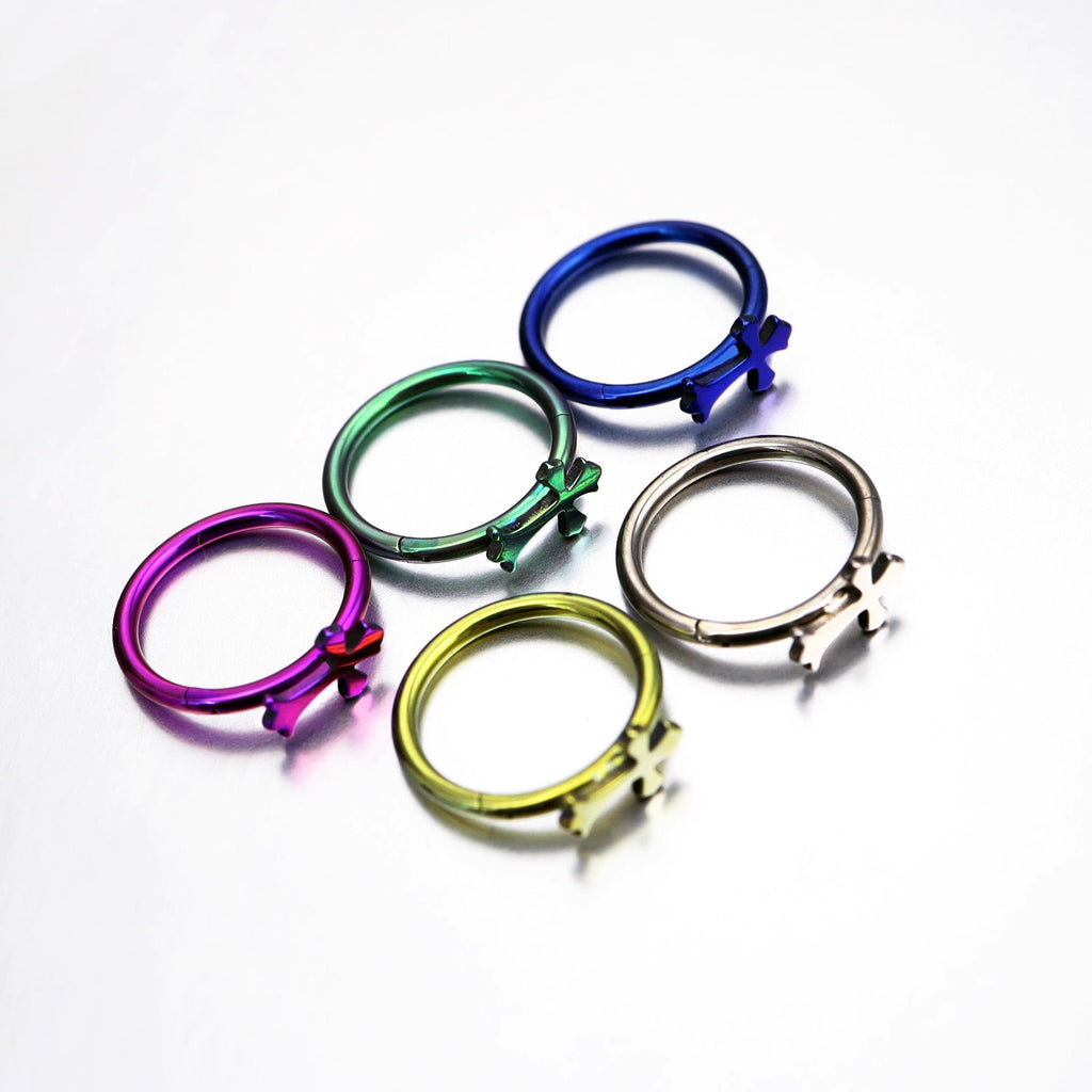 Cross Titanium Segment Ring