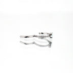 Heart Opal Titanium Clicker Hoop