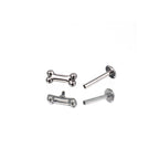 Cute Mini Bone Stainless Steel Internally Threaded Lip Ring