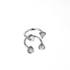 Dragon Claw Cat's Eye Horseshoe Ring