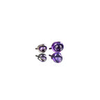 Rainbow CZ ball Titanium Internally Threaded barbell stud